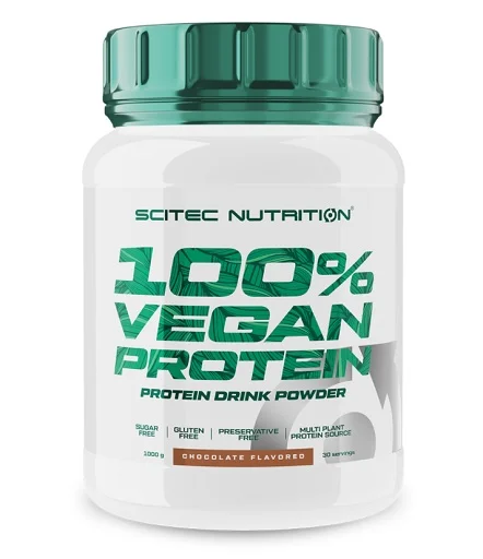 Scitec 100% Vegan Protein 1000g Haselnuss-Walnuss