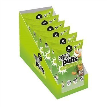 GoFitness Protein Puffs 6x50g Box Salt and Vinegar