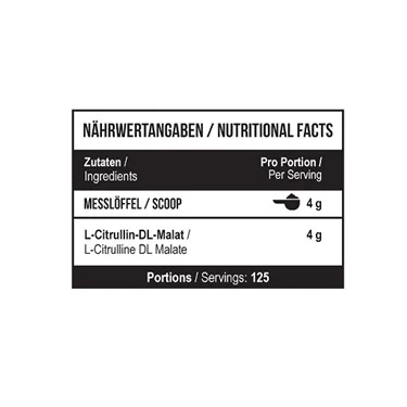 MST - Citrulline 2:1 -  500g neutral RAW