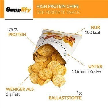 Supplify High Protein Chips 6 x 50g Thai Sweet Chili