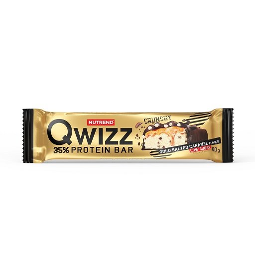 Nutrend QWIZZ Crunchy Protein Bar 12x60g Chocolate & Raspberry
