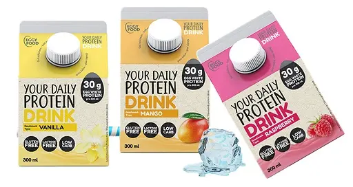 EGGY FOOD YOUR DAILY PROTEIN DRINK 6x300ml Nature / EGG White