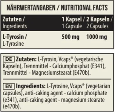 MST - L-Tyrosin 1000 90 Kapseln