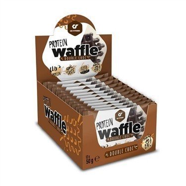 GoFitness Protein Waffel 12x50g Box White Chocolate Cookies