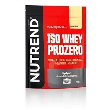 Nutrend ISO WHEY PROZERO 500g vanilla pudding