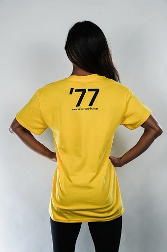 Universal Animal T-Shirt Logo Yellow '77 M
