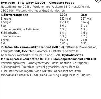 Dymatize Elite Whey 2170g Strawberry Blast