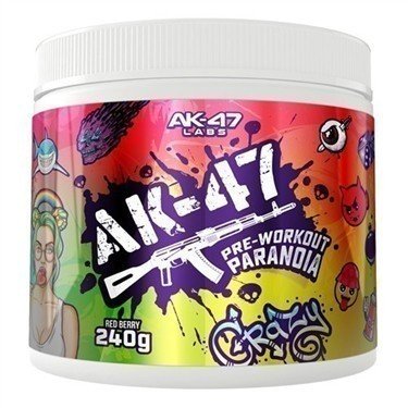 AK47 Labs Pre-Workout Paranoia - 240g Blue Lemonade