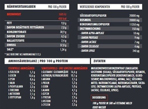 Big Zone Masstiff 2.0 Beutel 2000g  Schokolade