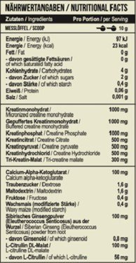 MST - Creatine Kick 1000g Green Apple