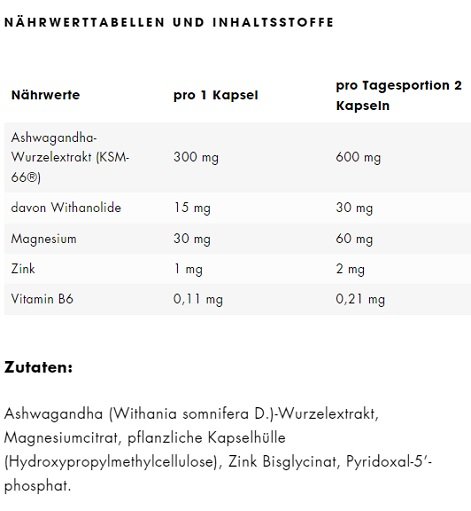 ESN Ashwa Pro 120 Kapseln