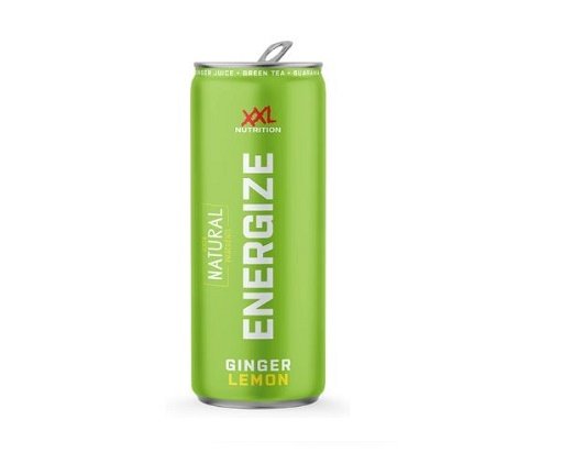 XXL Nutrition Energize! Sugar free Drink 6x330ml Green - Ginger Lemon - Natural