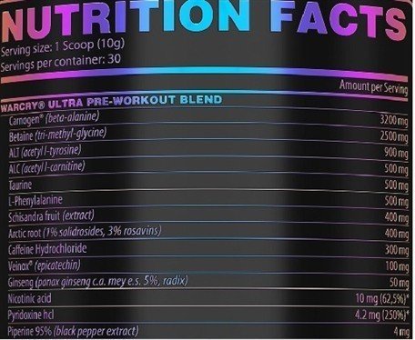 Genius Nutrition - Warcry ULTRA 300g