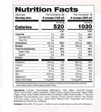 Perfect Sports Hulk Clean Mass Gainer - 4.54kg Vanilla Ice Cream