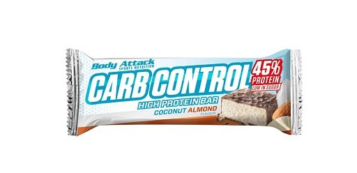 Body Attack Carb Control - Proteinriegel 100g (15 Riegel) OHNE ORIG. VERP.KARTON Marzipan