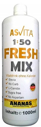 ASVita Fresh Mix Mineralgetränk 1/80 - 1L Eistee-Kirsche