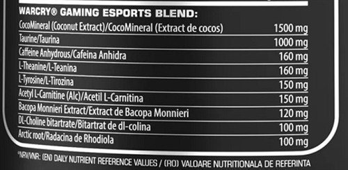 Genius Nutrition Warcry Gaming 240g