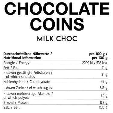 INLEAD Chocolate Coins 150g Salted Caramel
