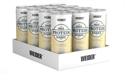 Weider Milk Protein Shake 12x250ml Iced Coffee Latte