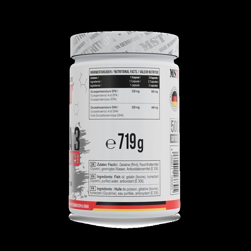 MST - Omega 3 Selected 500 Kapseln