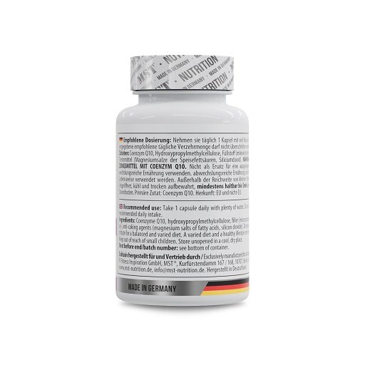 MST - Coenzyme Q10 - 200 mg 60 Kapseln