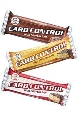Body Attack Carb Control - Proteinriegel 100g EINZELN Crispy Caramel