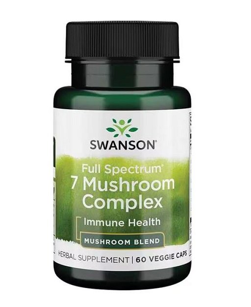 Swanson Full Spectrum 7 Mushroom Complex - 60 Kapseln