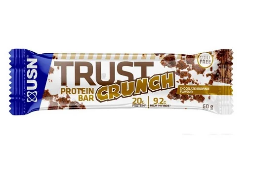 USN TRUST Crunch Bars 12x60g White Chocolate Blueberry Muffin *NEU