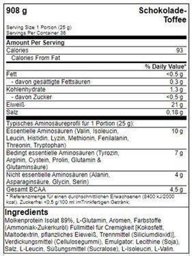 BioTech Iso Whey Zero 908g Catalan Caramel Cream