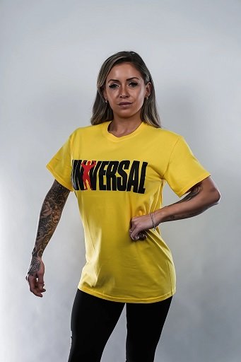 Universal Animal T-Shirt Logo Yellow '77 M